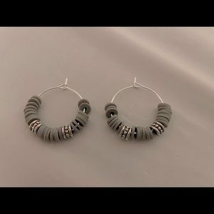 polymer clay bead earrings